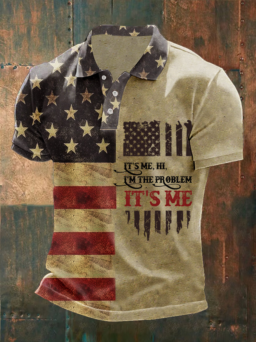 Men's I Ain't Perfect But I'm Trying Superman Printed Shirt