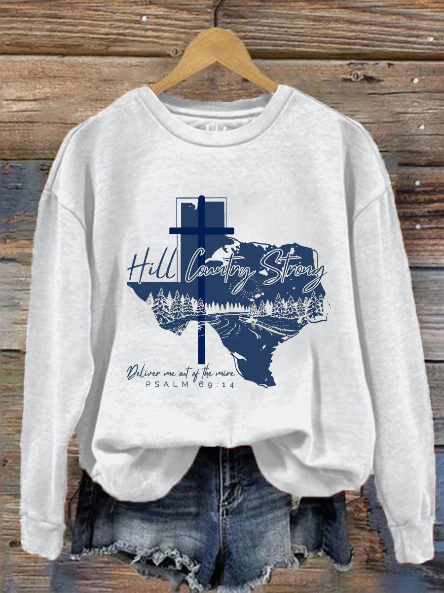 Women's Hill Country Strong Print Top