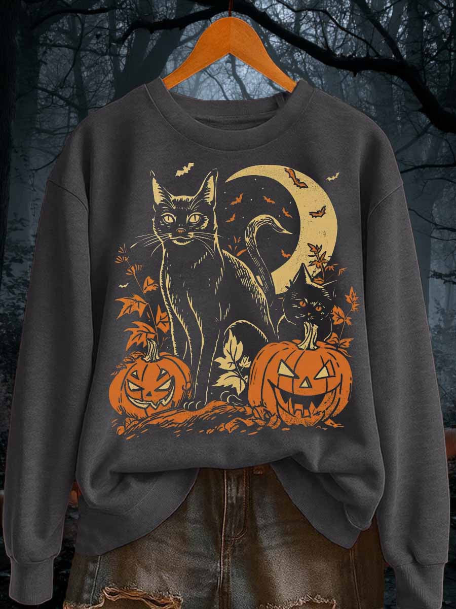 Women's Halloween polyester sweatshirt