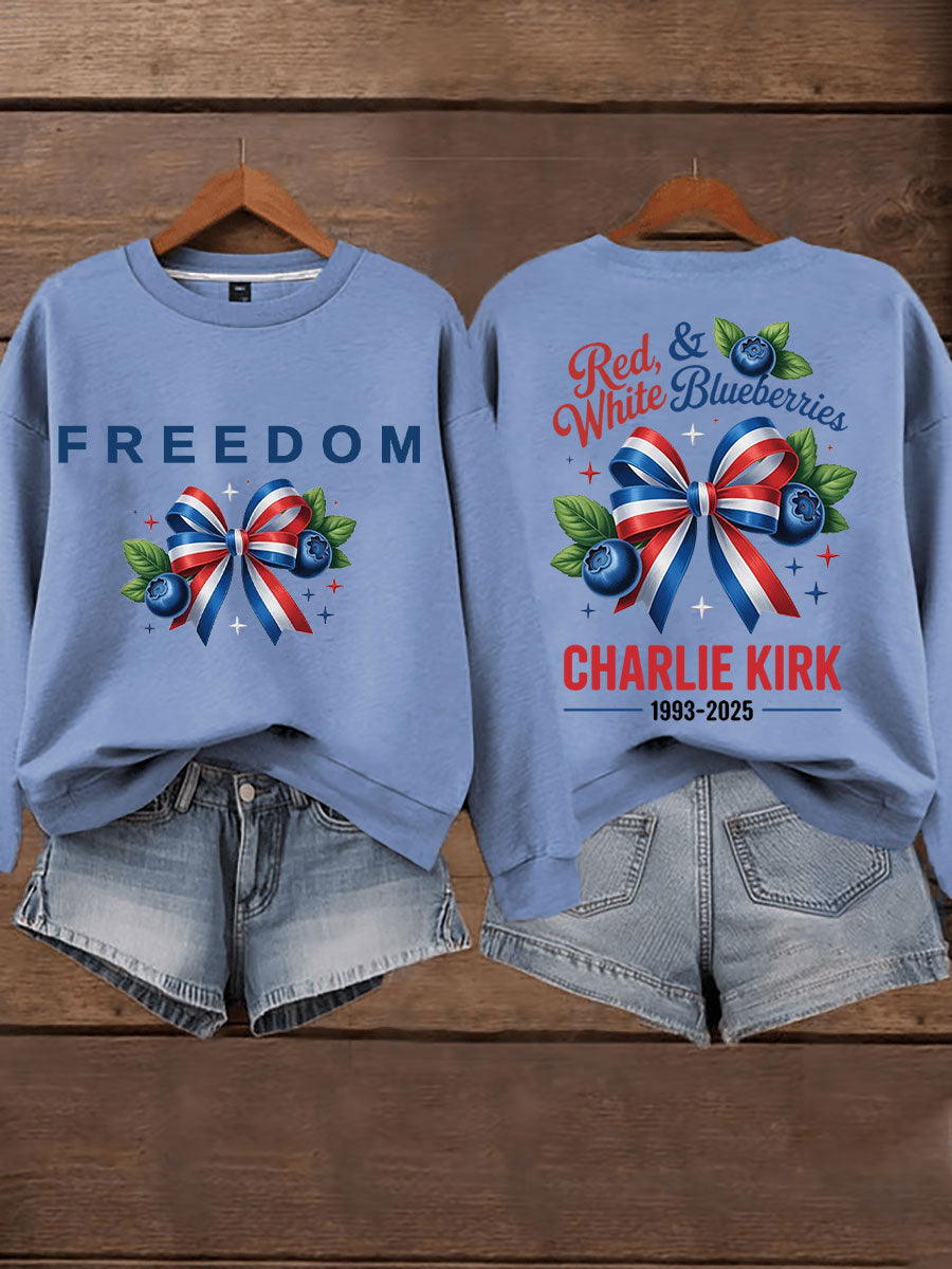 Women's 'Red White & Blueberries' sweatshirt