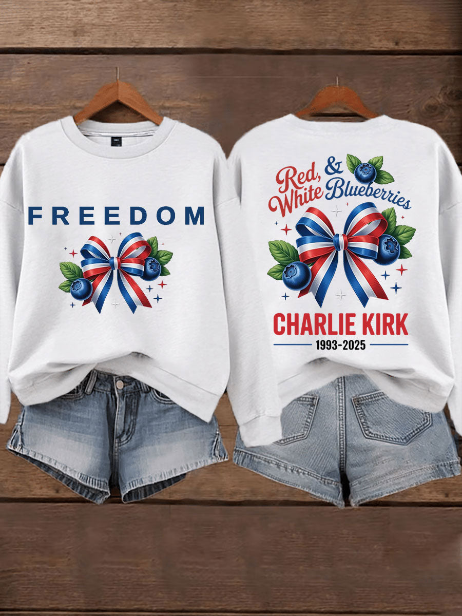 Women's 'Red White & Blueberries' sweatshirt