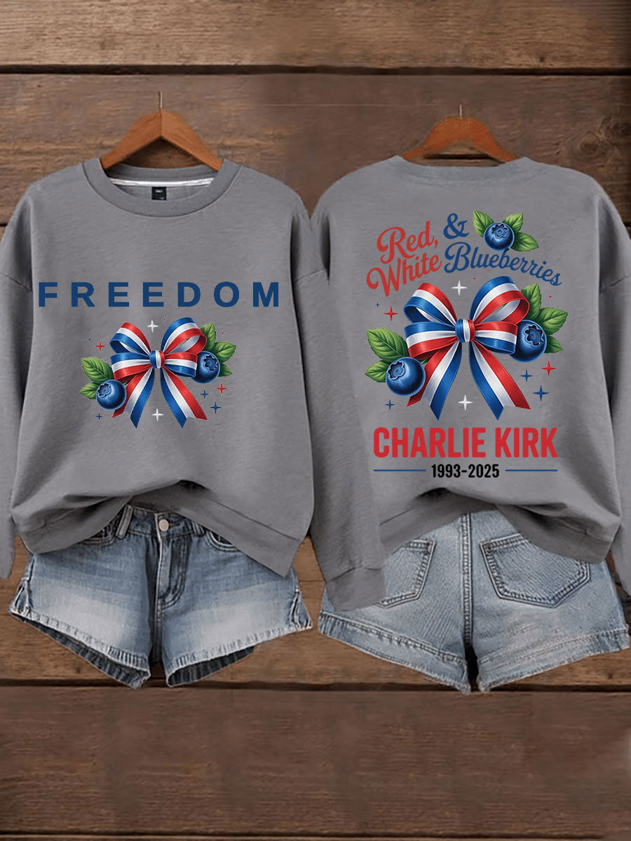 Women's 'Red White & Blueberries' sweatshirt