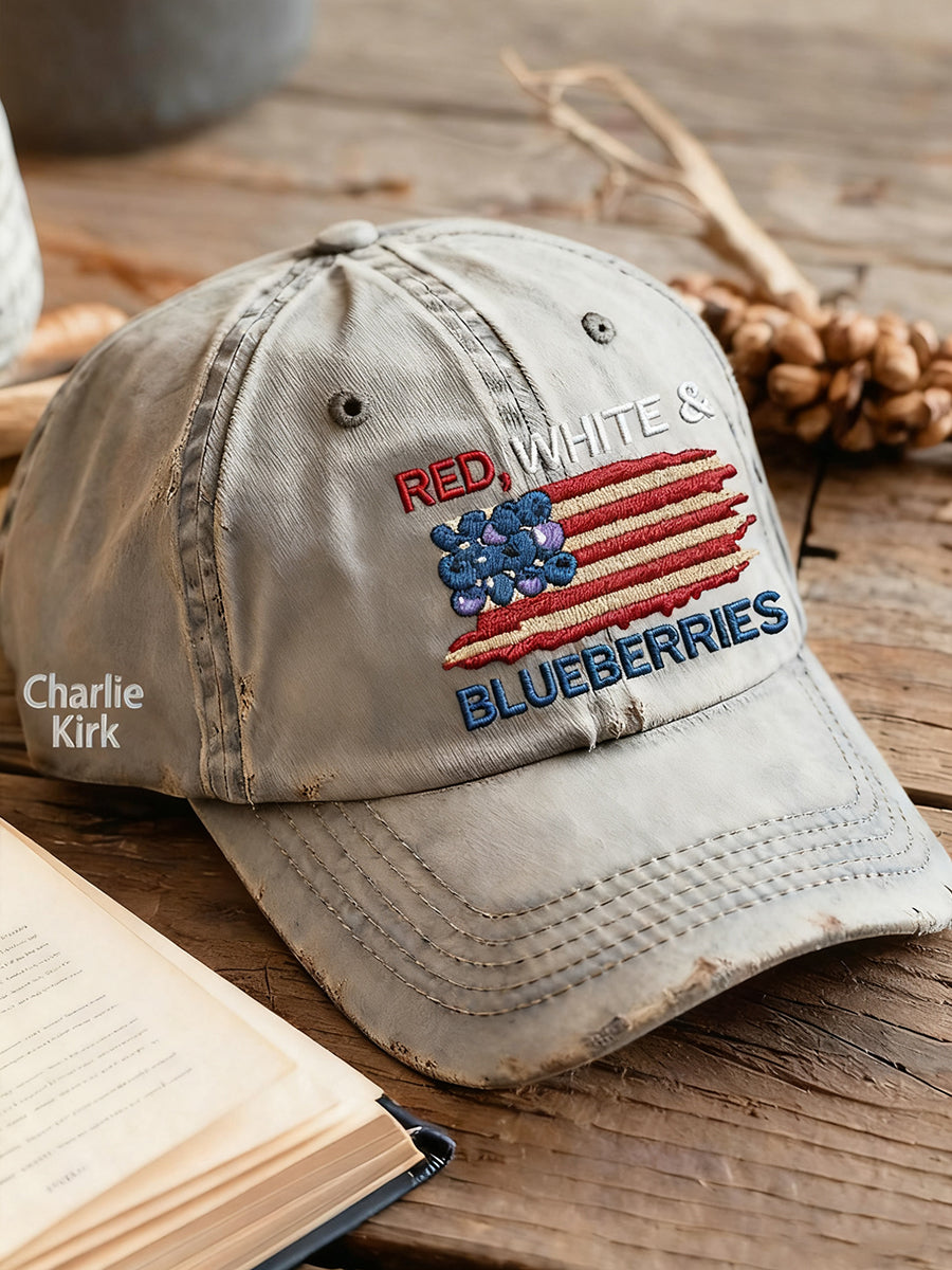 Unisex 'Red White & Blueberries' hat