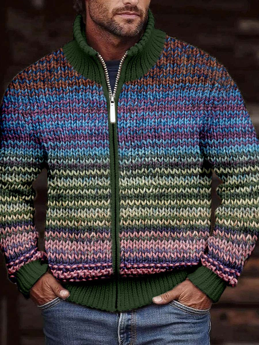 Men's Vintage Cozy Knit Cardigan