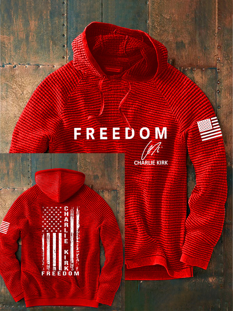 Men's Freedom Is Not Free R.I.P Charlie Kirk Sweatshirt Hoodie