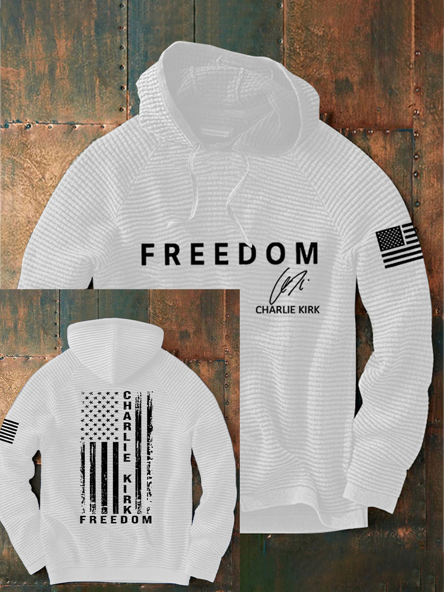 Men's Freedom Is Not Free R.I.P Charlie Kirk Sweatshirt Hoodie