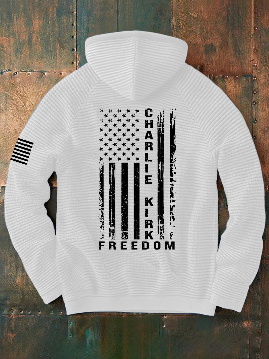 Men's Freedom Is Not Free R.I.P Charlie Kirk Sweatshirt Hoodie