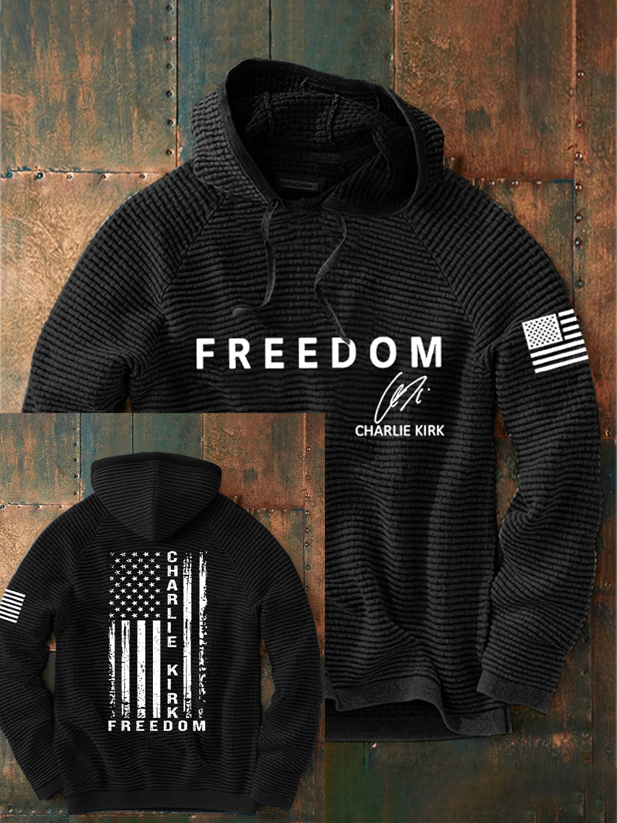 Men's Freedom Is Not Free R.I.P Charlie Kirk Sweatshirt Hoodie