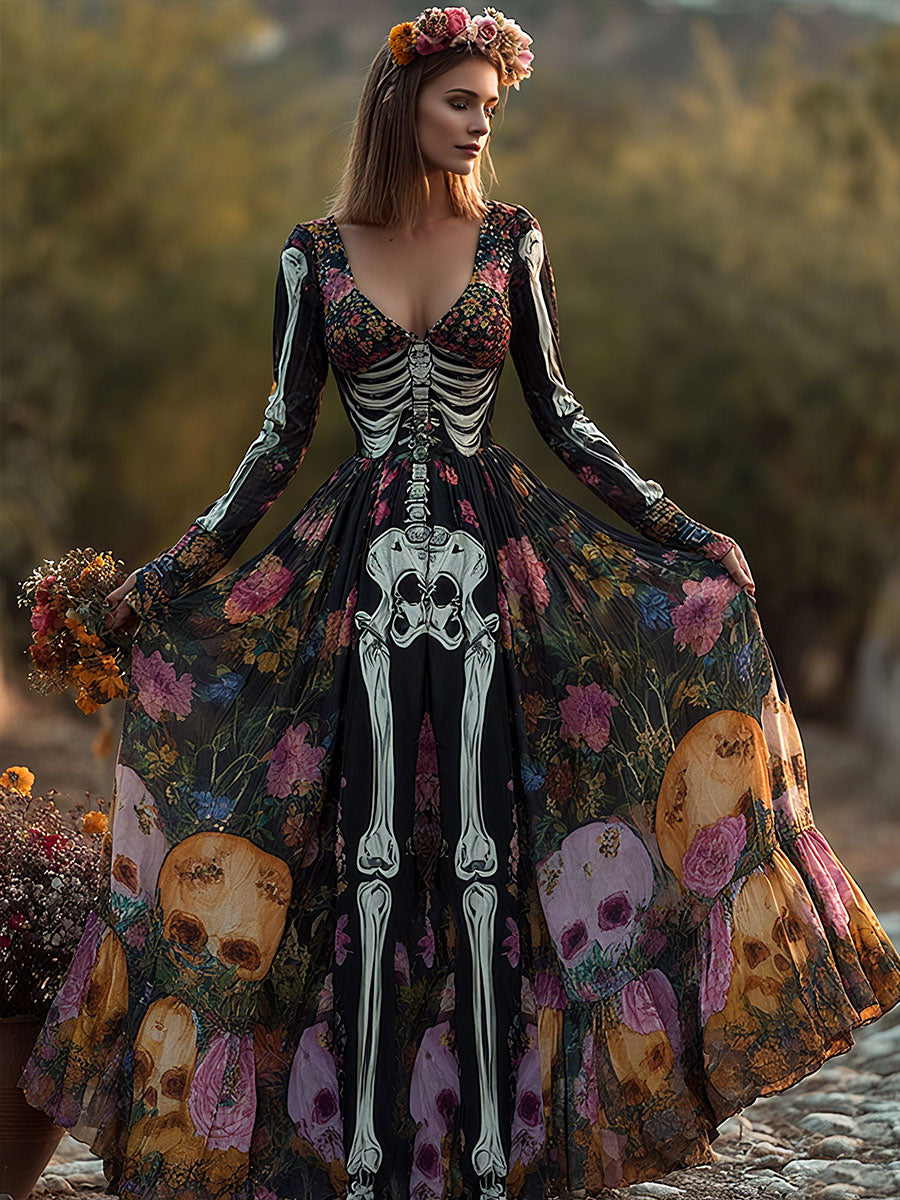 Women's Day of the Dead Skull Dress