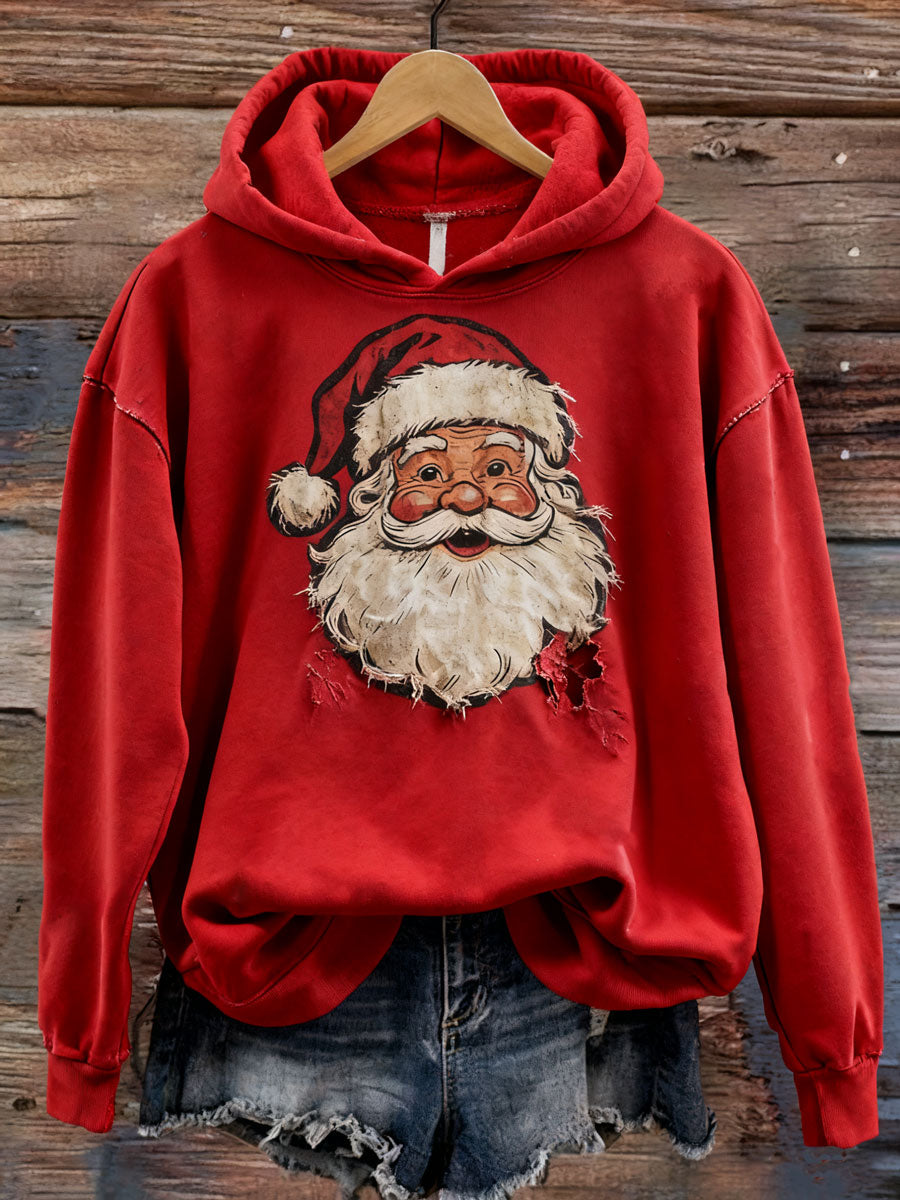 Women's Christmas Print Casual Hoodie