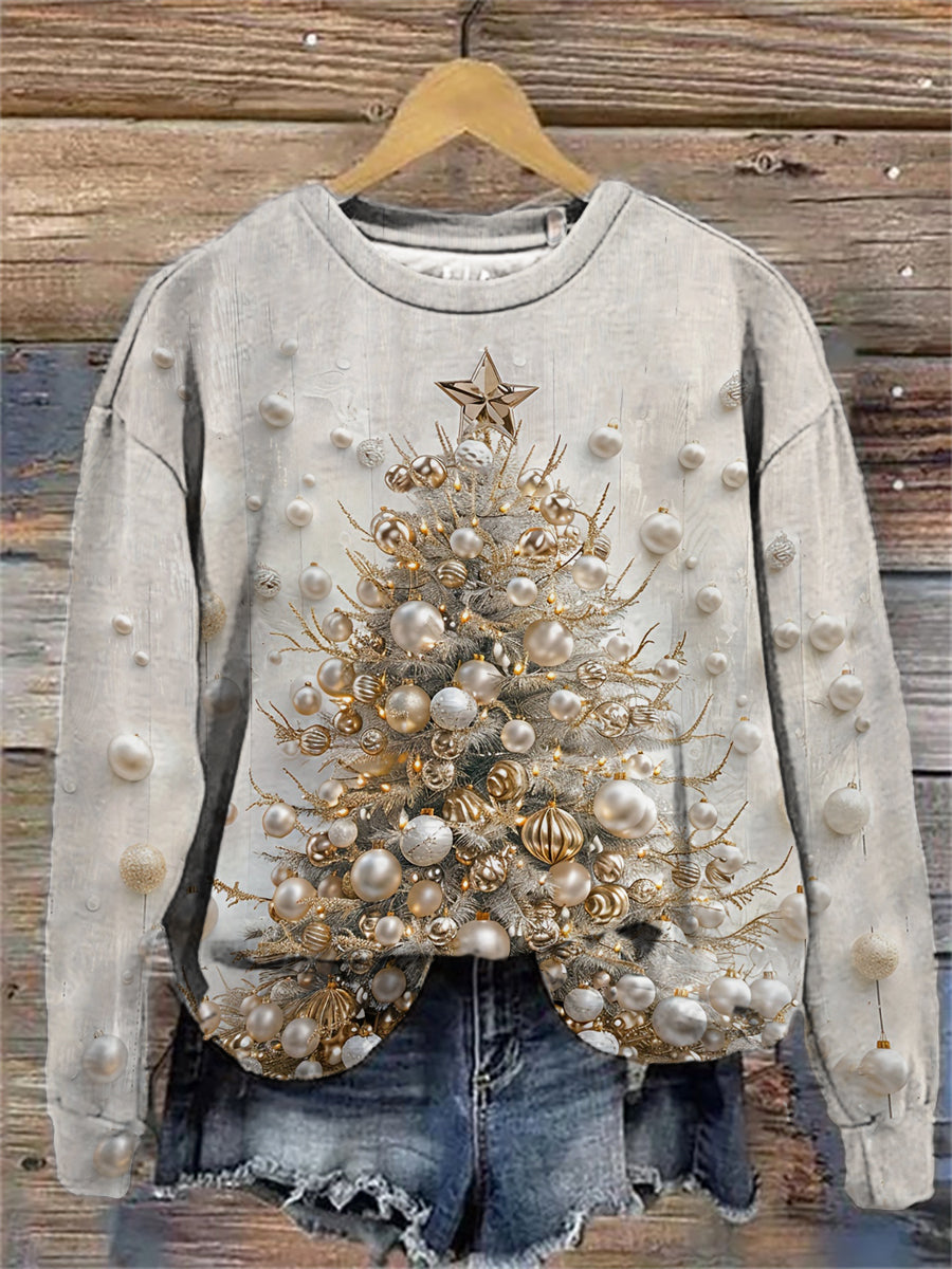 Women's Merry Christmas Print Sweatshirt