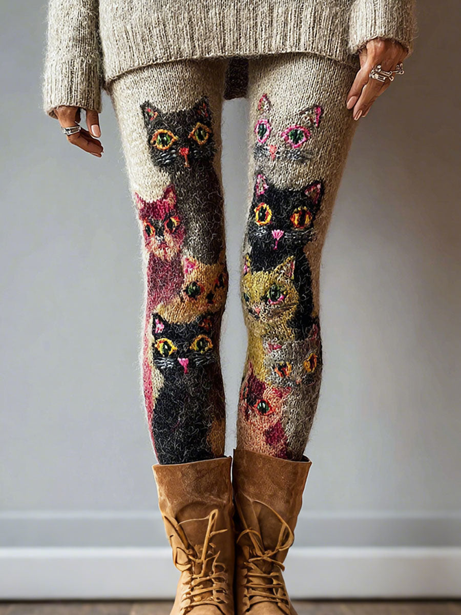 Women's Cats Print Leggings