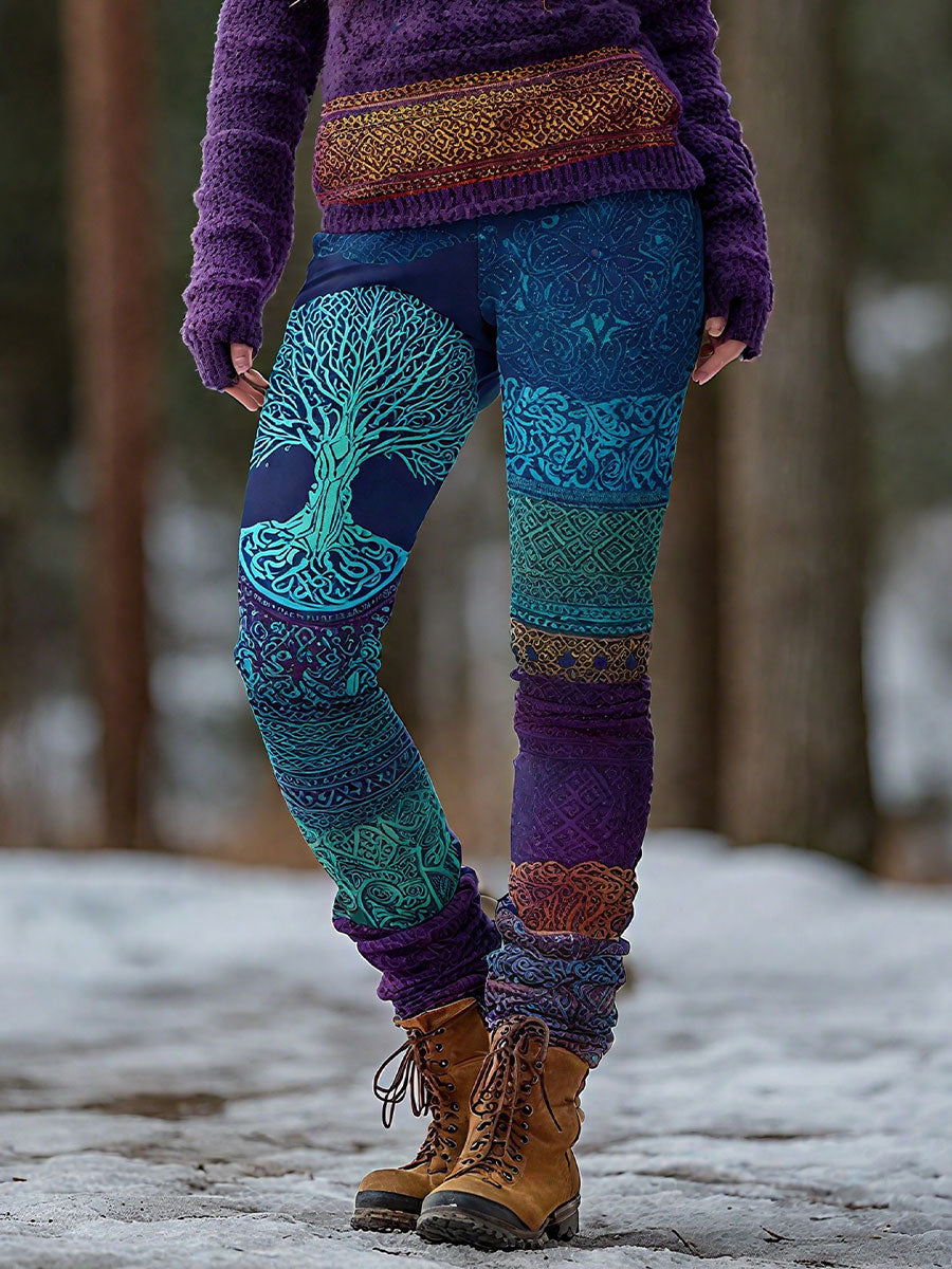 Women's Clothing Viking Tree of Life Leggings