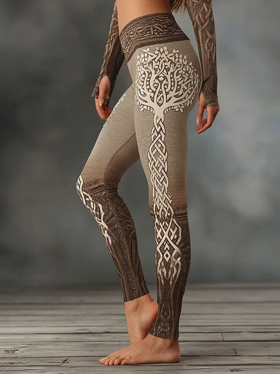 Women's Viking Tree of Life Leggings