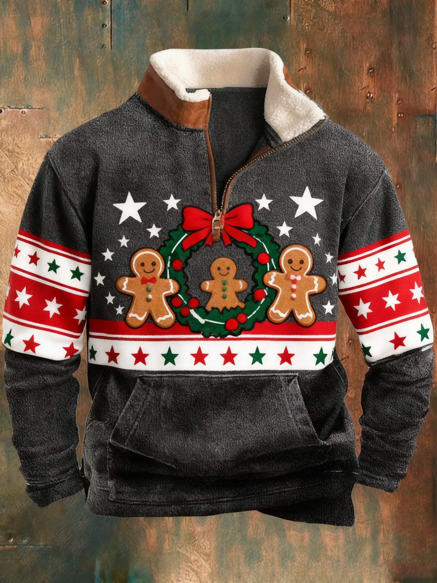 Men's Retro Christmas Printed Sweatshirt