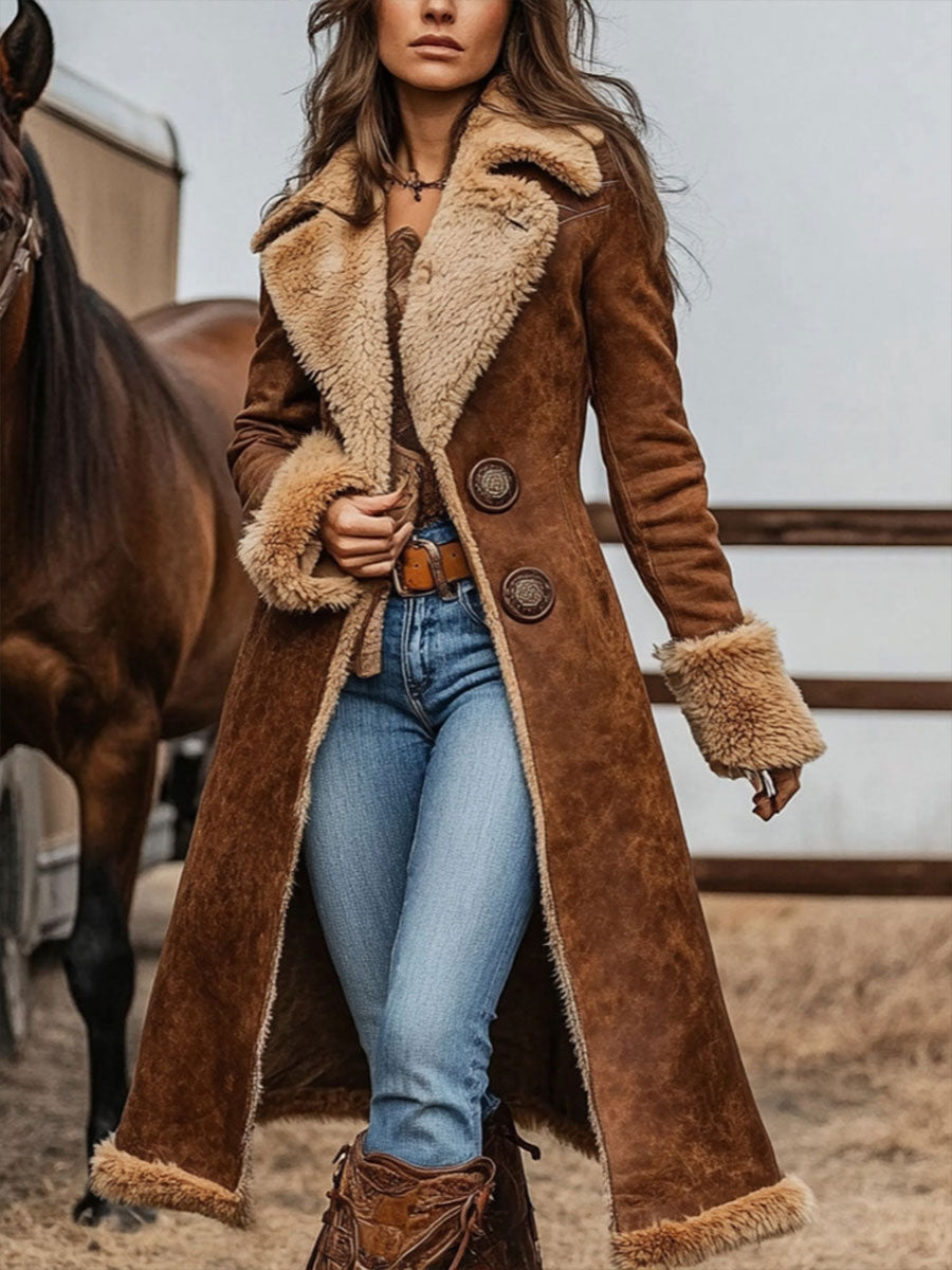 Women's Retro Warm Outdoor Jacket