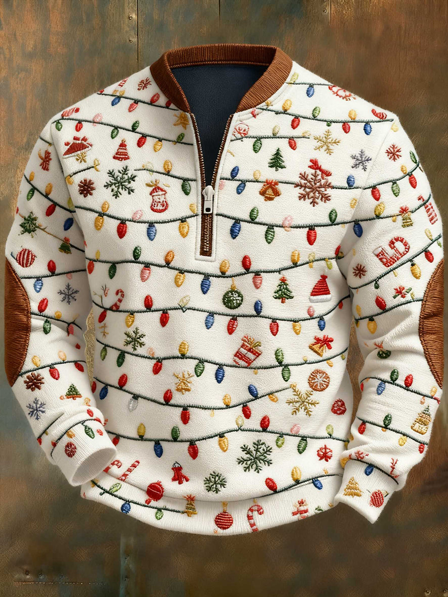 Men's Christmas Lights Sweatshirt