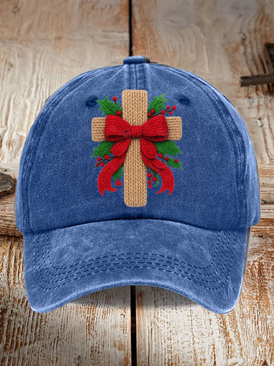 Unisex Faith Jesus Christmas Art Printed Cap