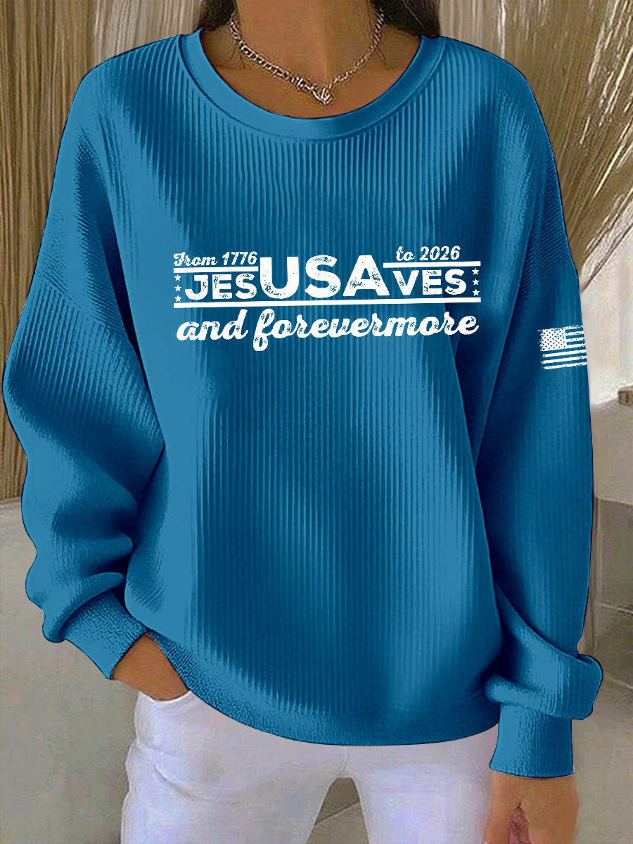 Women's 250th Printed Casual Sweatshirt