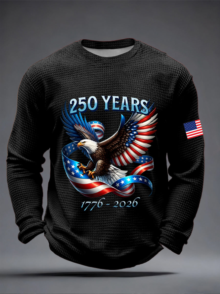 Men's 250th Anniversary Print Waffle Top