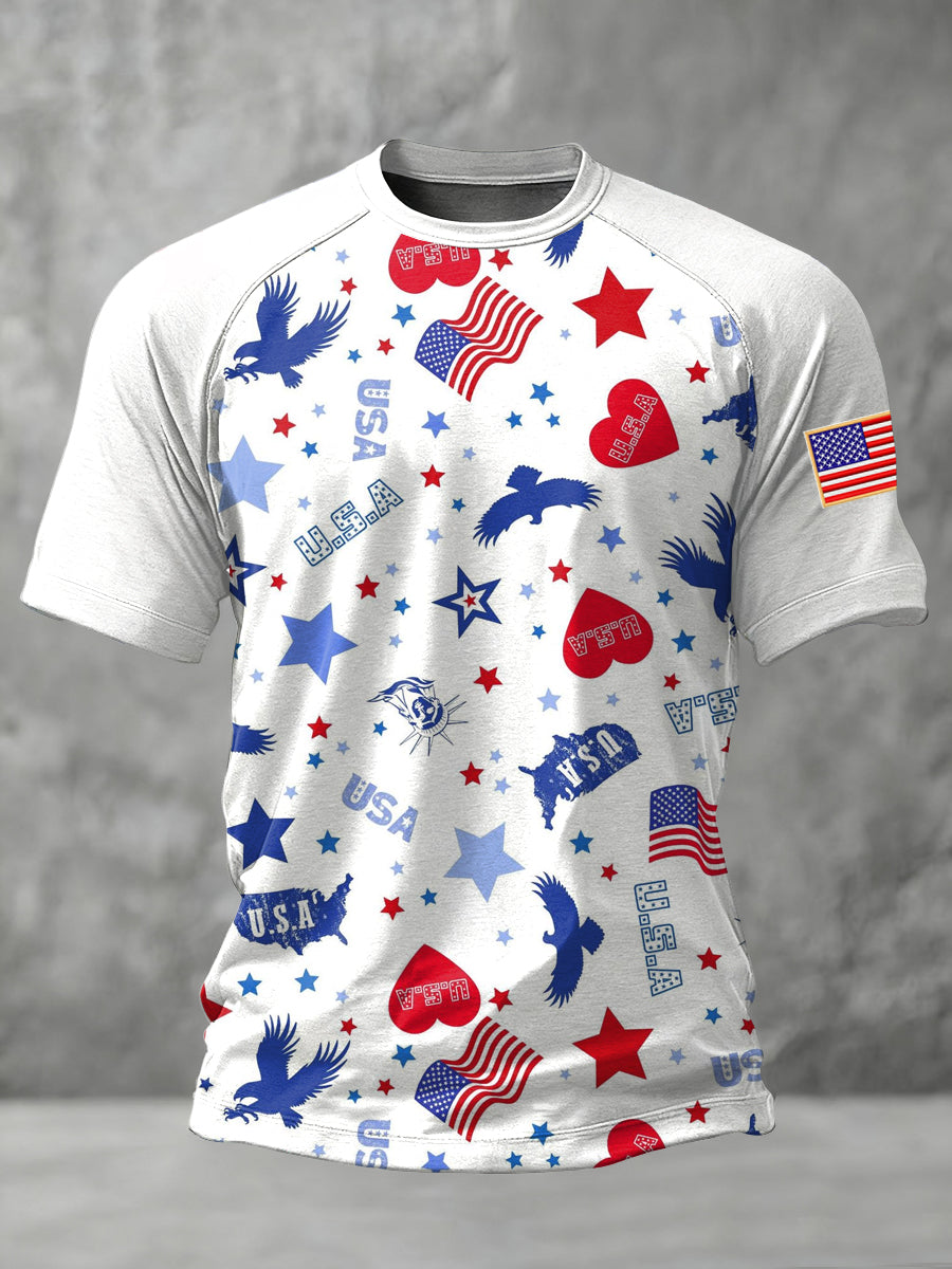 Men's Retro 250th Anniversary Printed T-shirt