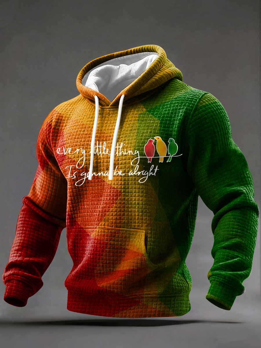 Men's 'Every little thing is gonna be alright' Hoodie