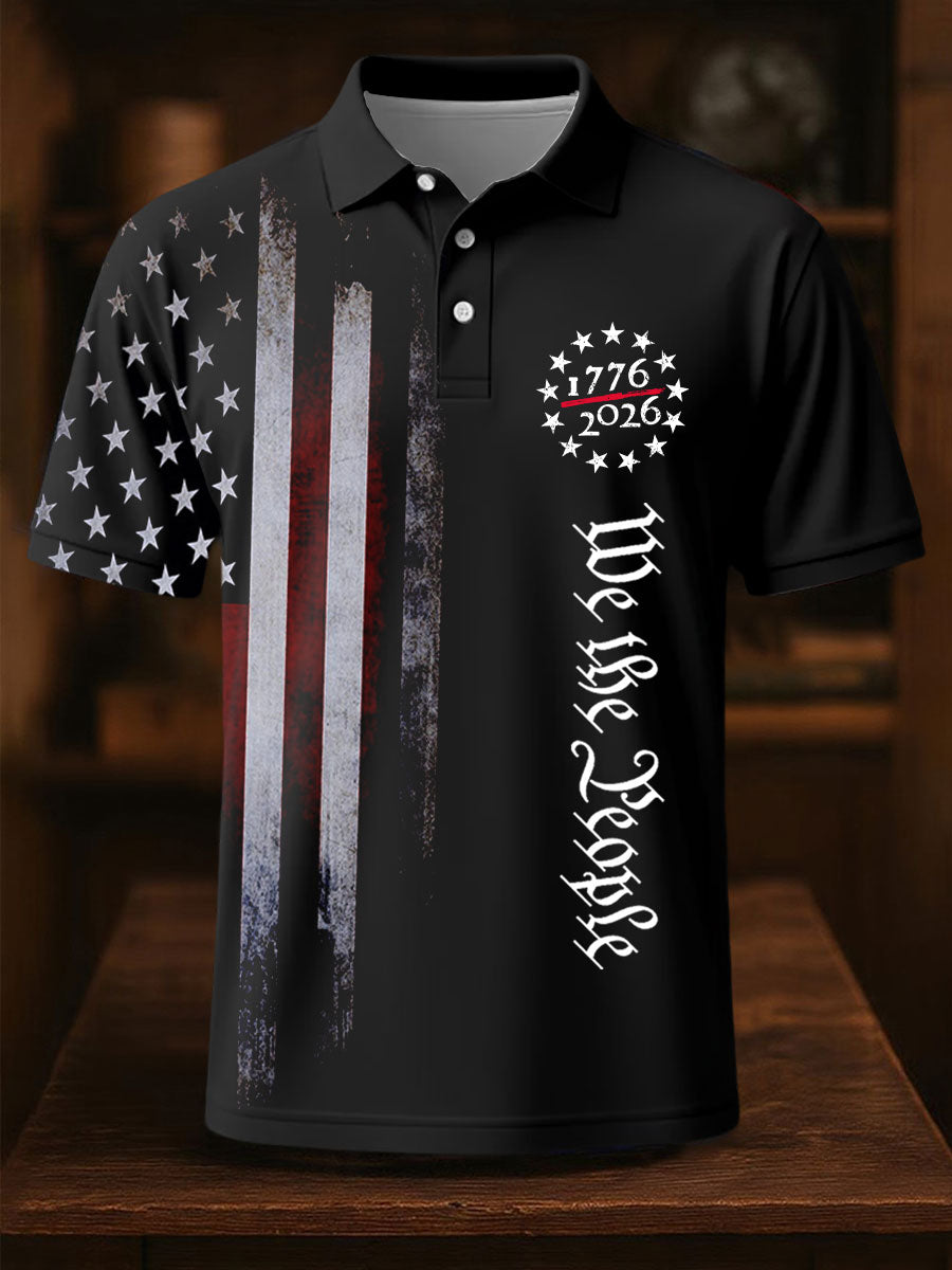 Men's USA 250 Printed Casual Top