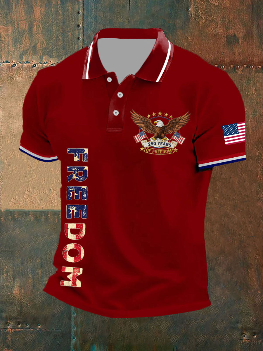 Men's USA 250 Printed Casual Top