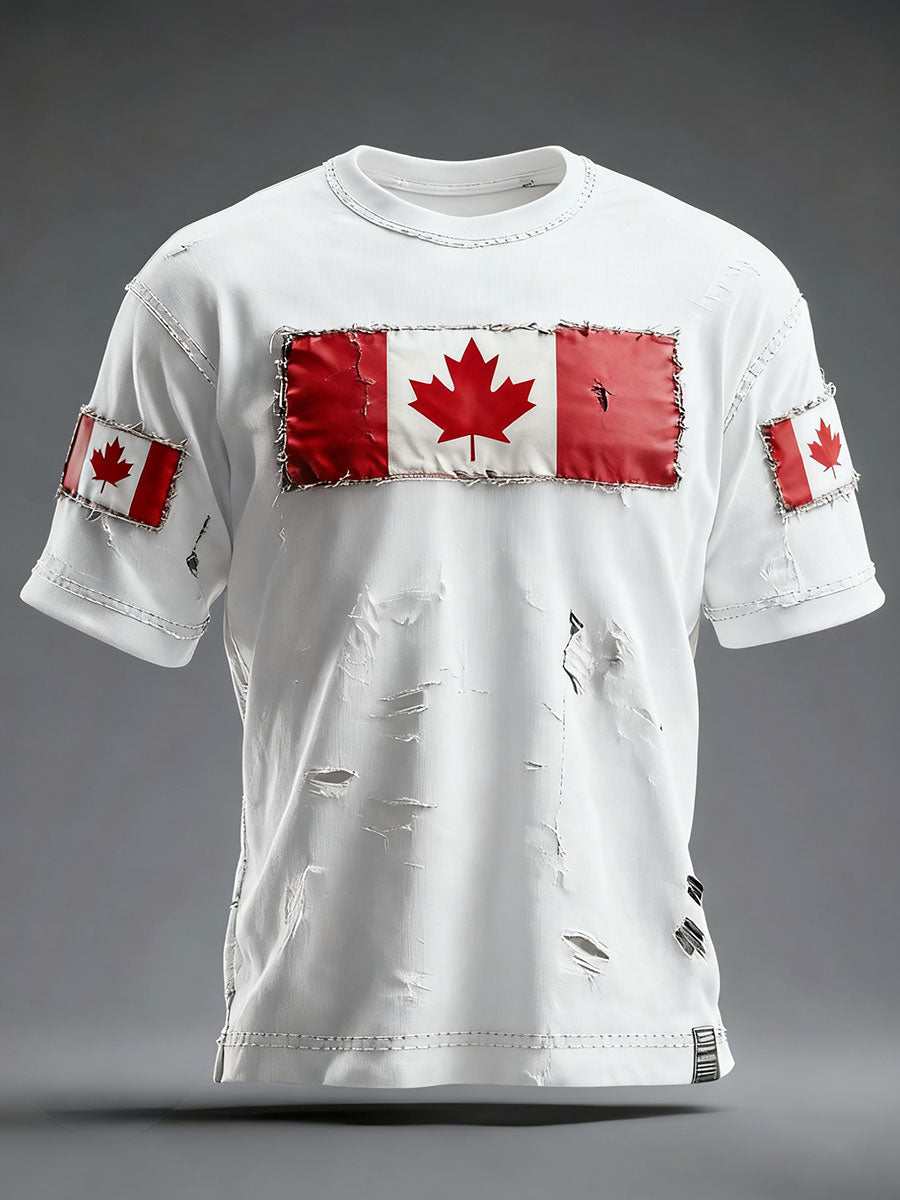Men's Canada Print Casual T-shirt