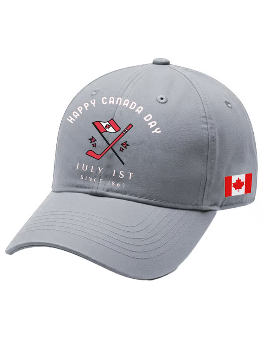 Unisex Happy Canada Day July 1st Since 1867 Print Hat