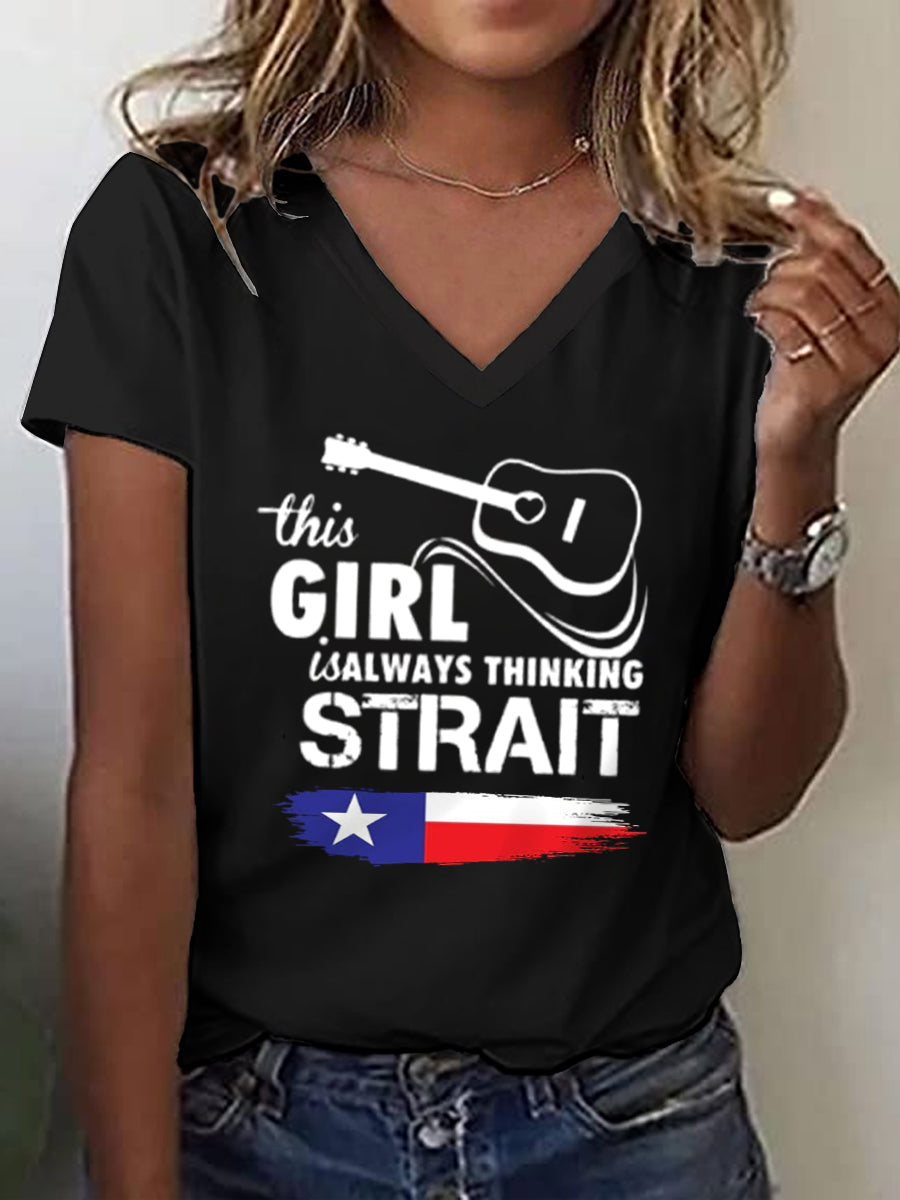 Women's Country Music Fan short-sleeved T-shirt