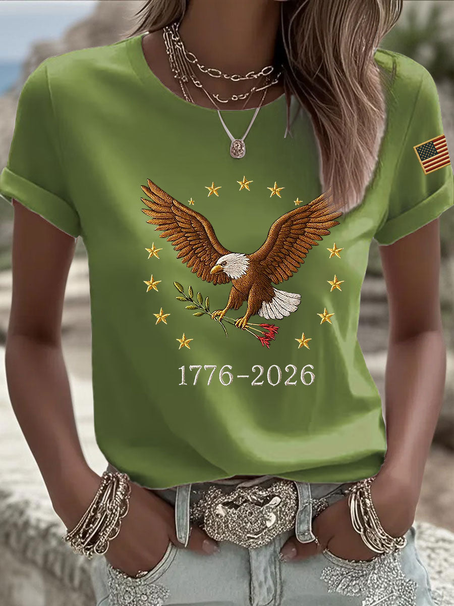 Women's America 250 Printed Casual T-Shirt