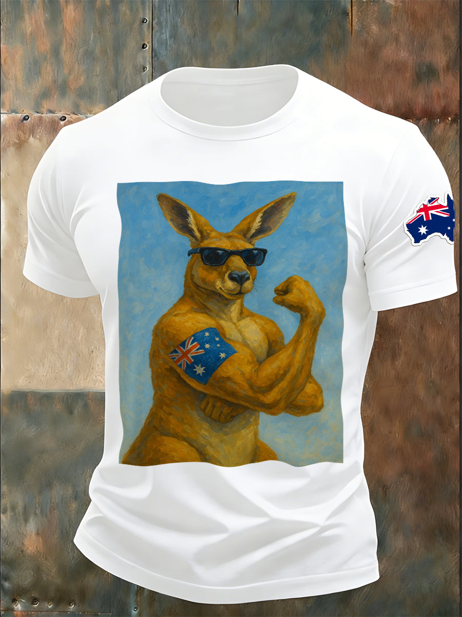 Men's Australian Print T-Shirt