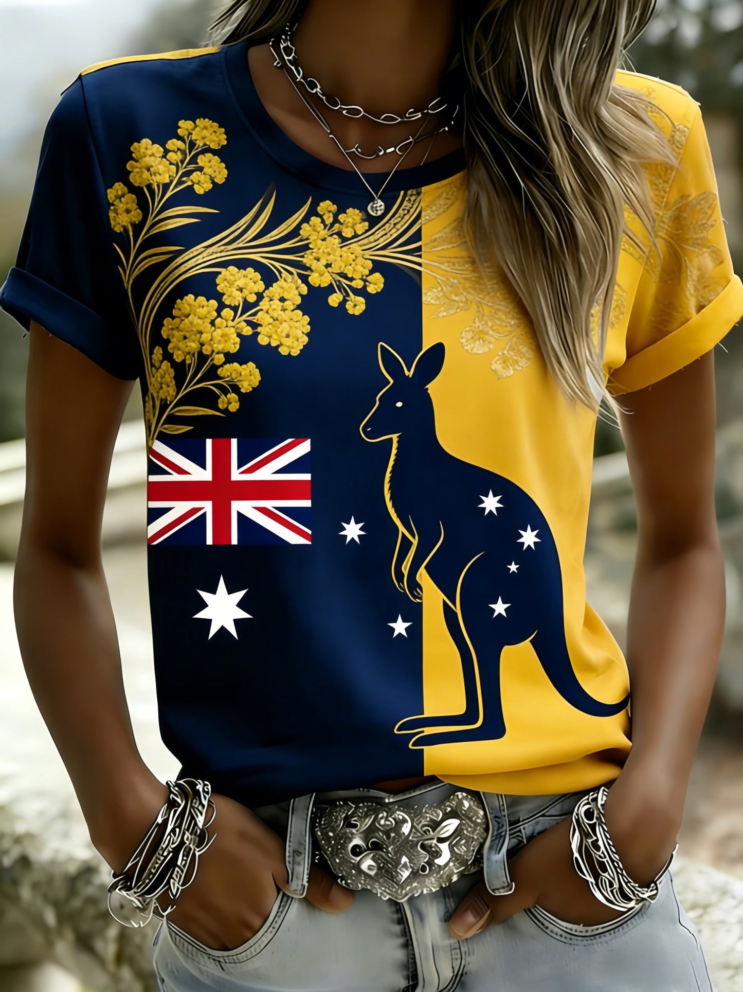 Women's Vintage Australian Holiday Short-Sleeve T-Shirt