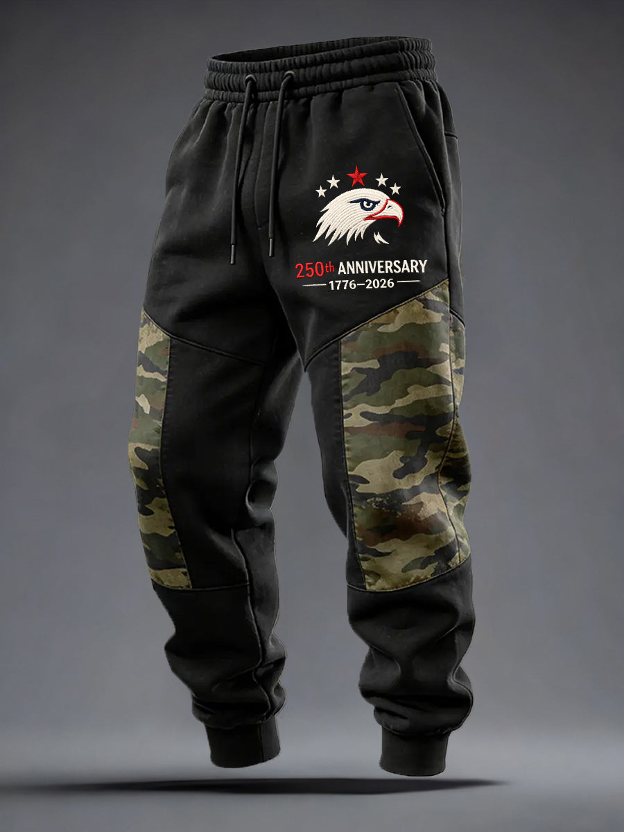 Men's 250th Anniversary Print Vintage Pants