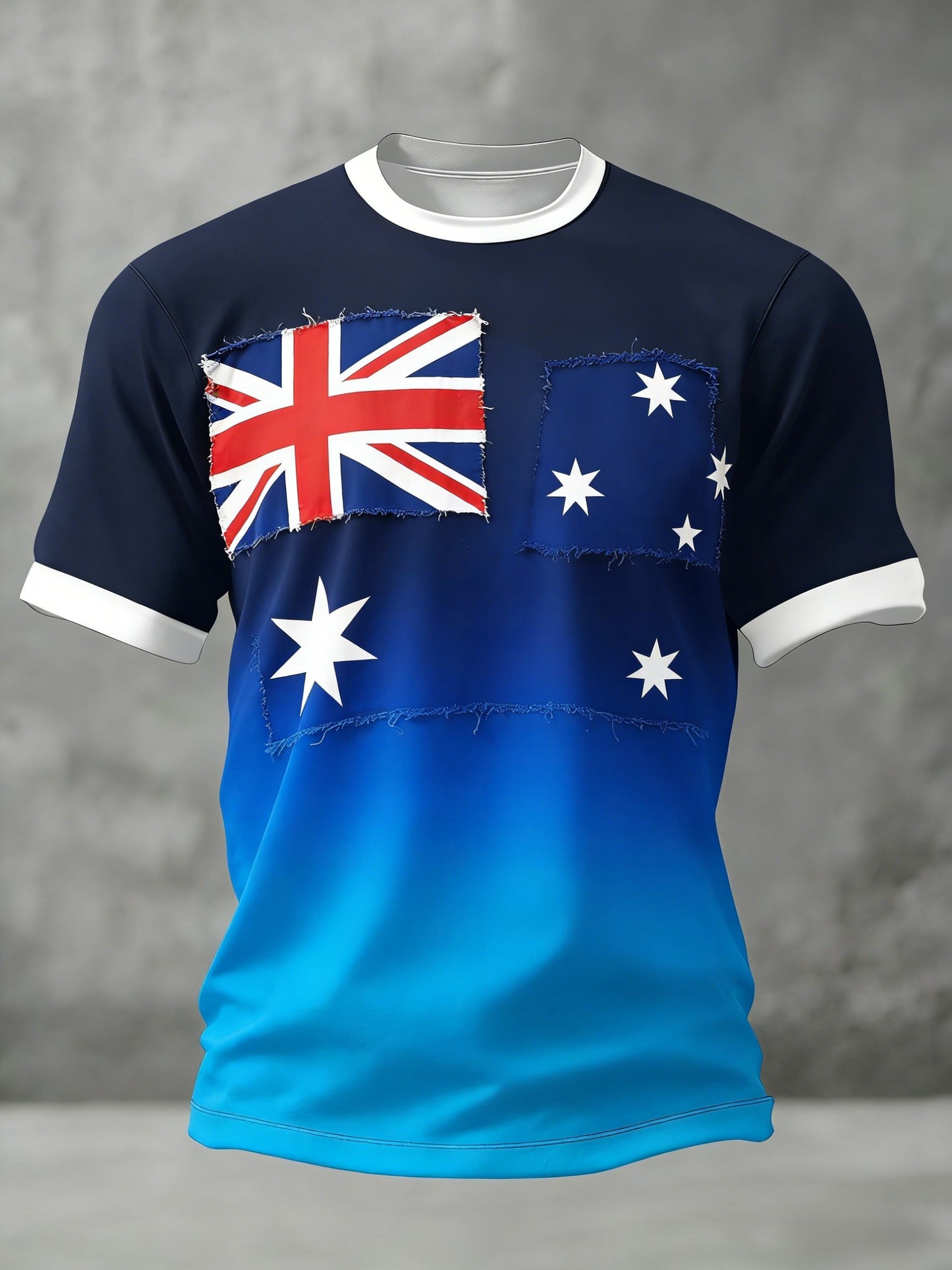 Men's Vintage Australian Holiday Casual Comfortable Short Sleeve T-Shirt