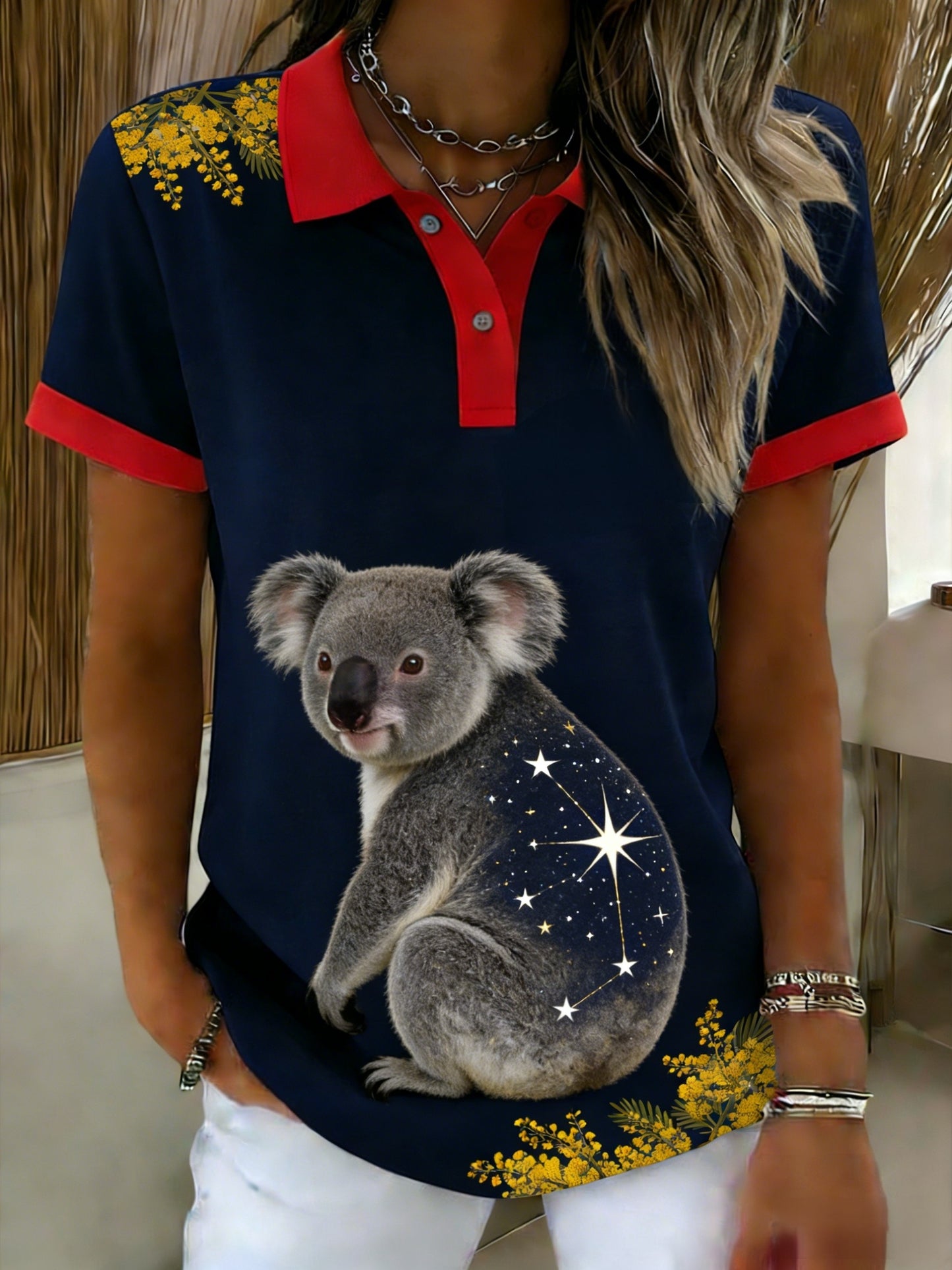 Women's Vintage Australian Holiday Casual Comfortable Short Sleeve T-Shirt