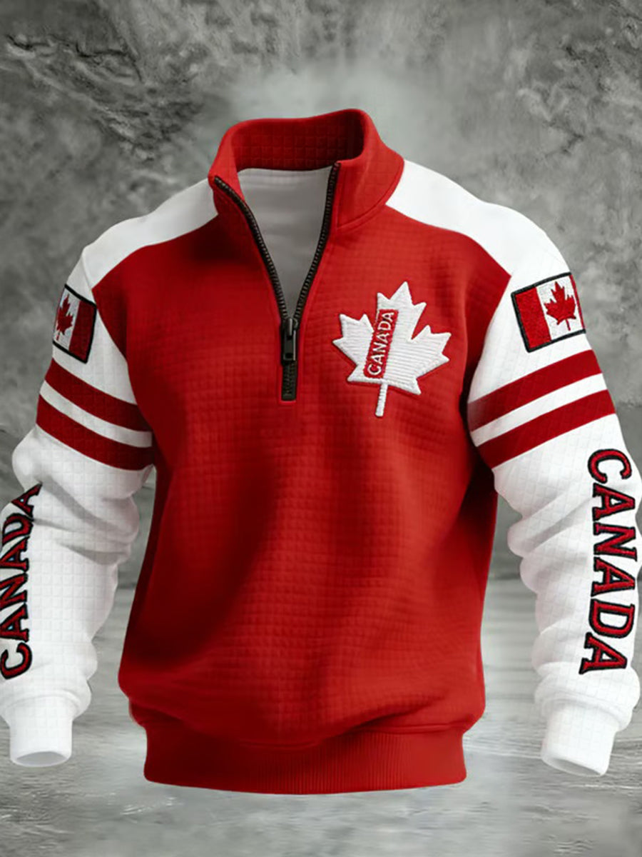 Men's CANADA Printed Casual Sweatshirt