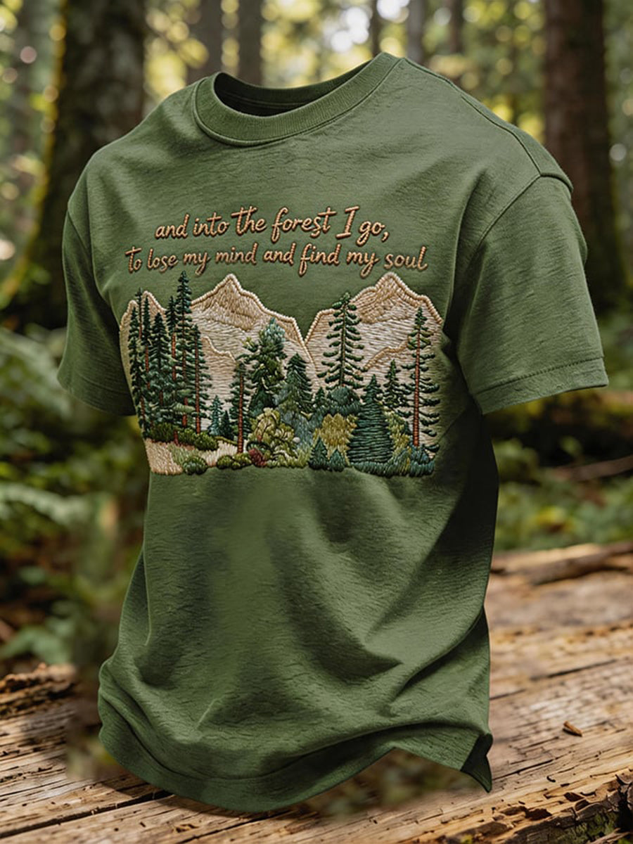 Men's Forest Conservation Print T-shirt