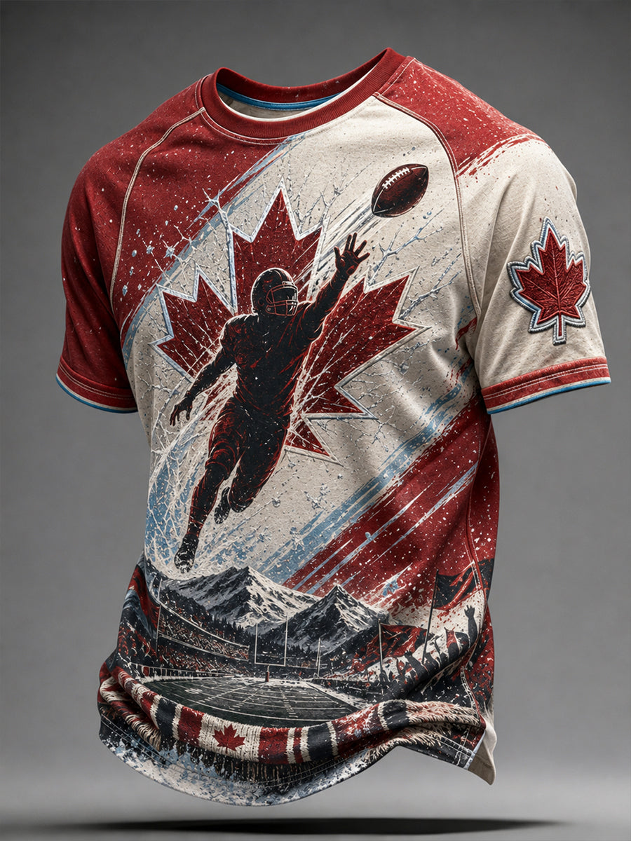 Men's Canada Football Short Sleeve T-Shirt