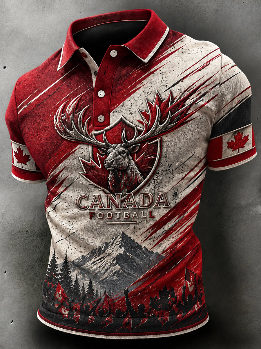 Men's Canada Football Short Sleeve T-Shirt