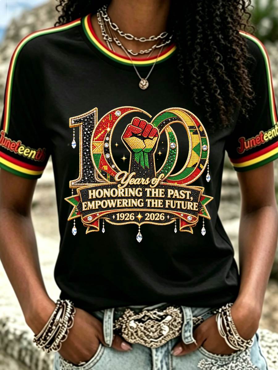 Women's 100 Years Juneteenth T-shirt