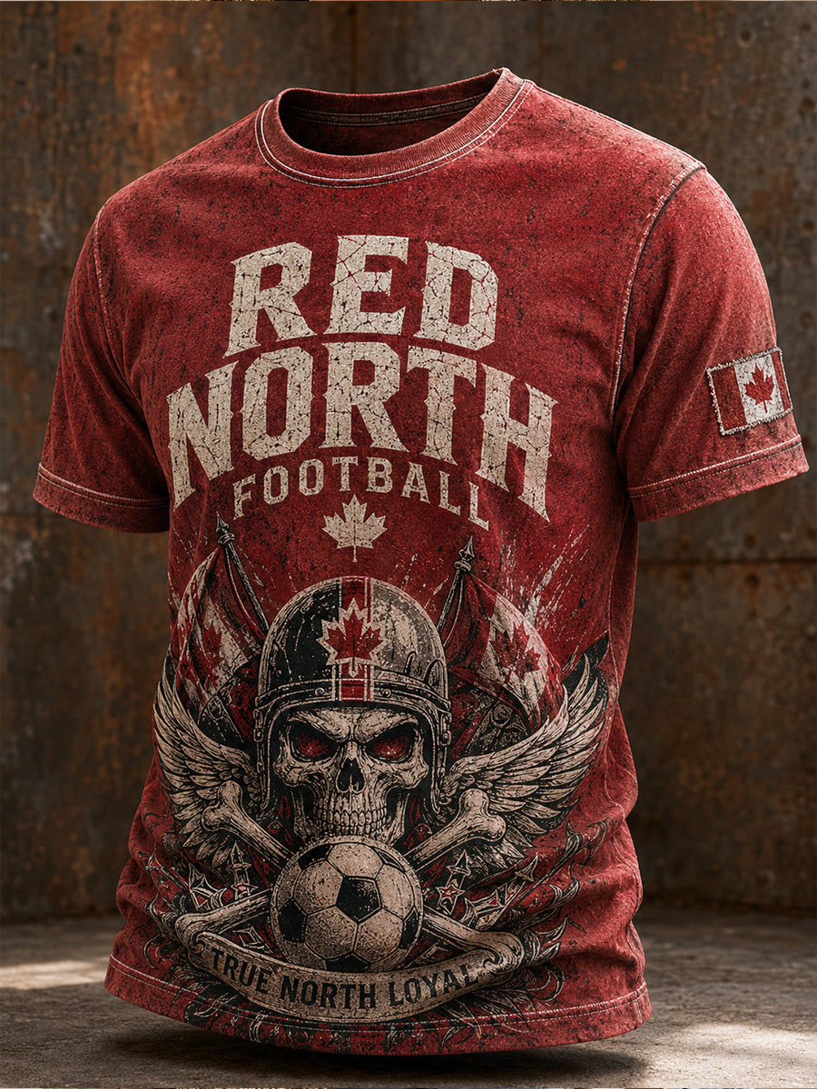 Men's Canada Football Short Sleeves T-Shirt
