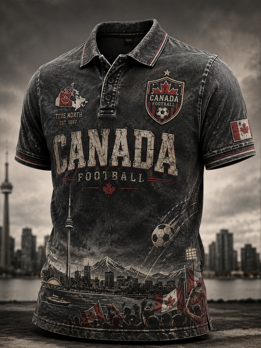 Men's Canada Football Short Sleeves T-Shirt