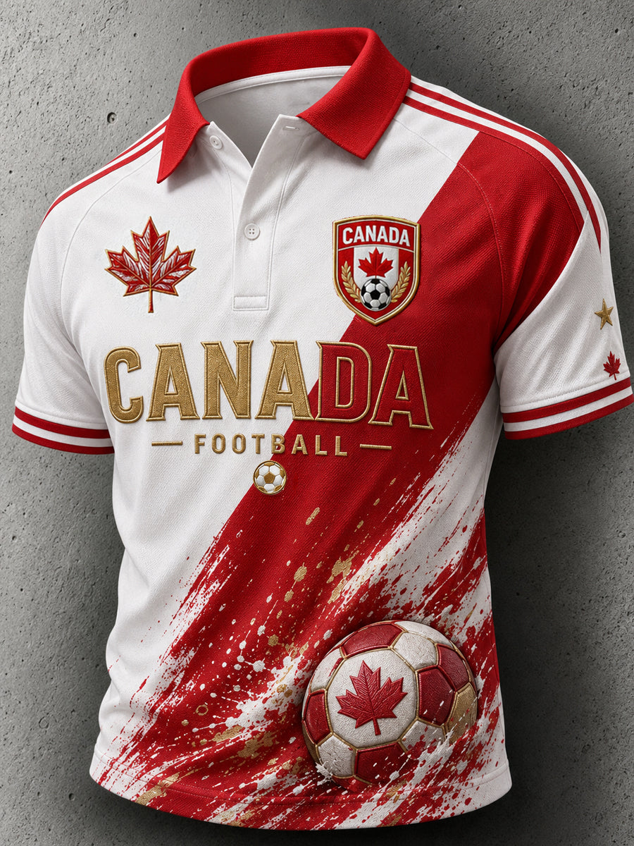 Men's CANADA Football Short Sleeve T-Shirt
