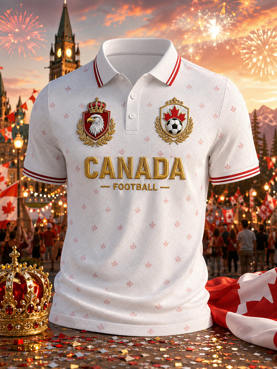 Men's CANADA Football Short Sleeve T-Shirt