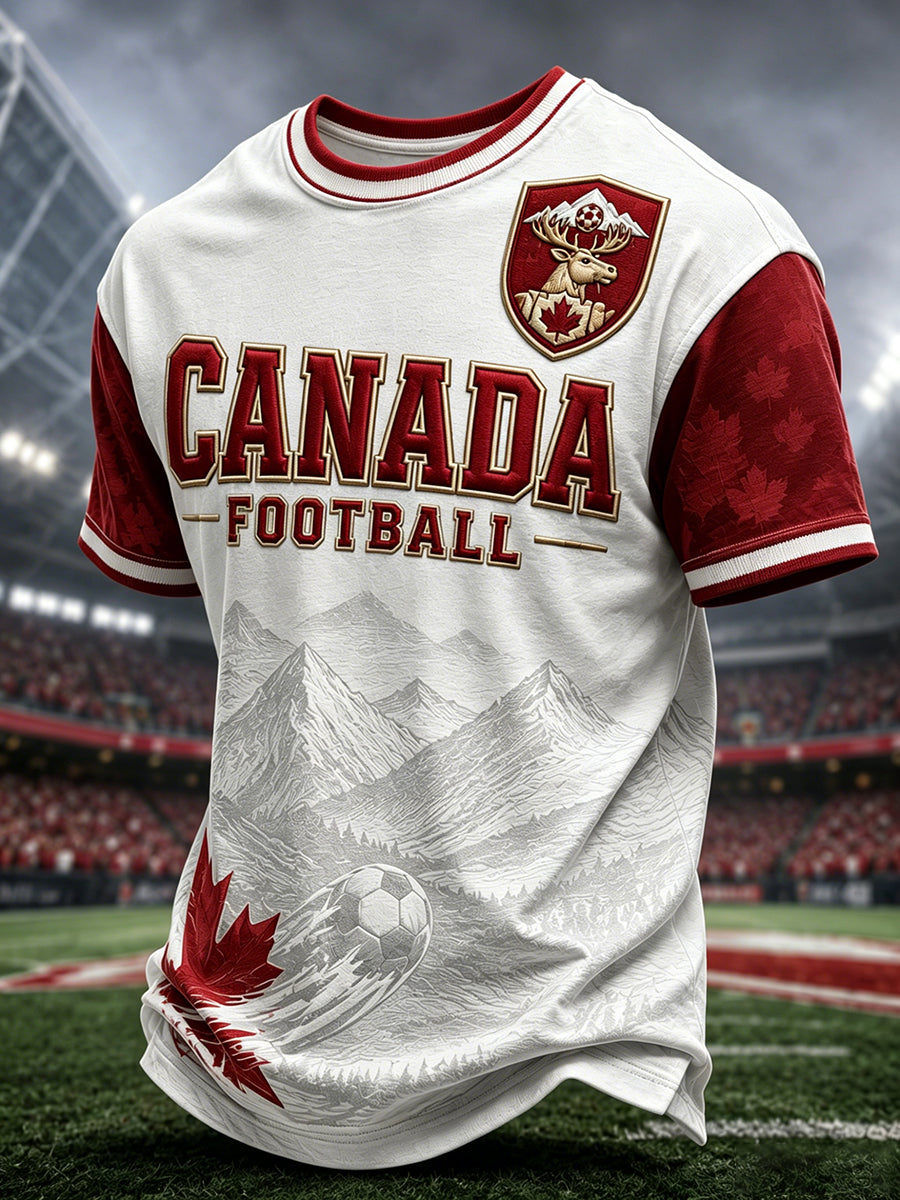 Men's Canada Football Short Sleeve T-Shirt