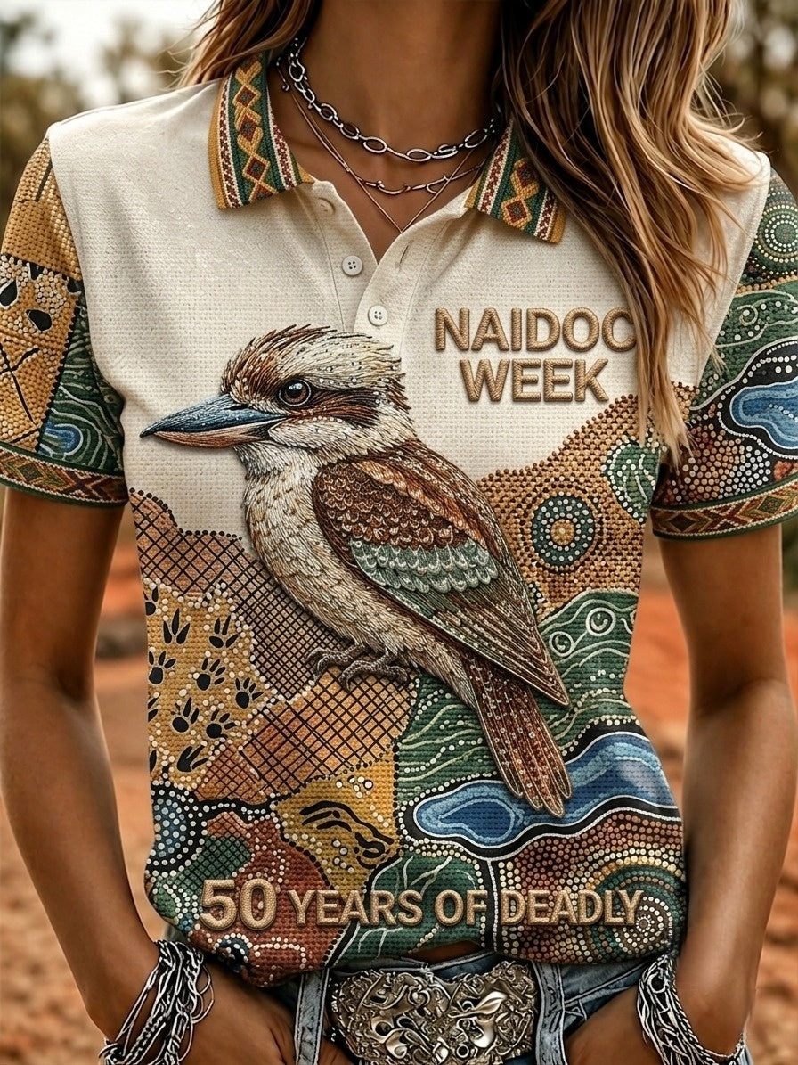 Women's Australia Naidoc Week Polo T-Shirt