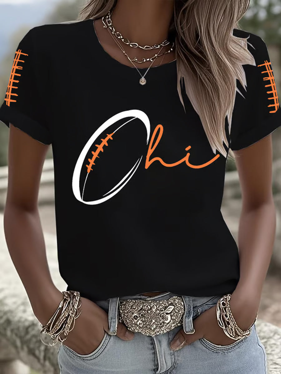 Women's Football Fans Lovers Gameday T-shirt