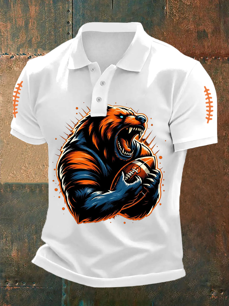 Men's Football Fans Lovers Gameday Casual Top